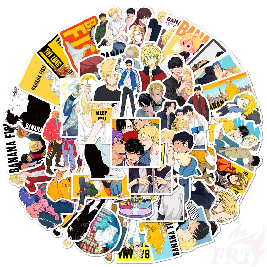 ❉ BANANA FISH - Series 01 Anime Stickers ❉ 50Pcs/Set Waterproof DIY Fashion Decals Doodle Stickers