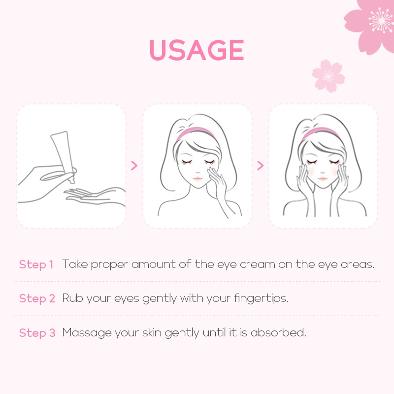 Kem Dưỡng Da Mắt Fenyi Chiết Xuất Hoa Anh Đào Làm Sáng Da 15g