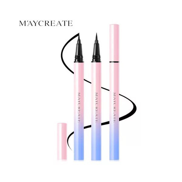 Bút Kẻ Mắt Nước MayCreate Nội Địa Trung Eyeliner kẻ mắt siêu mảnh chông thấm nước MKM2