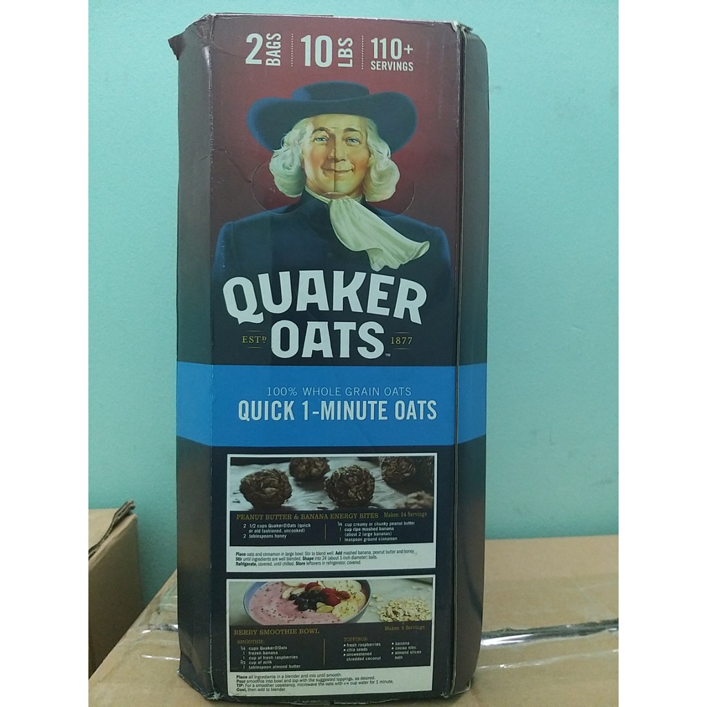 [Mẫu Mới 2022]Yến Mạch Mỹ Quaker Oats Cán Vỡ 4.52kg | BigBuy360 - bigbuy360.vn