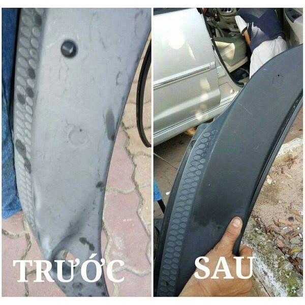 Chai Phục hồi nhựa đen xe máy ô tô tặng kèm Mút lau - dochoixemay