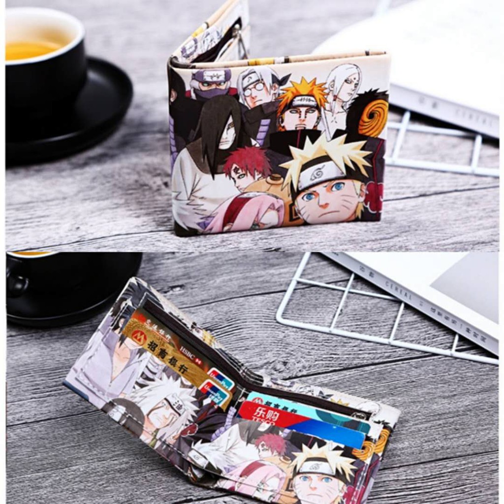 Ví In Hình Nhân Vật Anime Naruto Độc Đáo Cá Tính