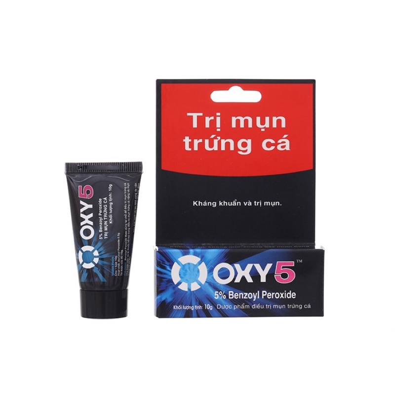 Oxy 5 - kem bôi khi bị mụn bọc và mụn sưng đỏ