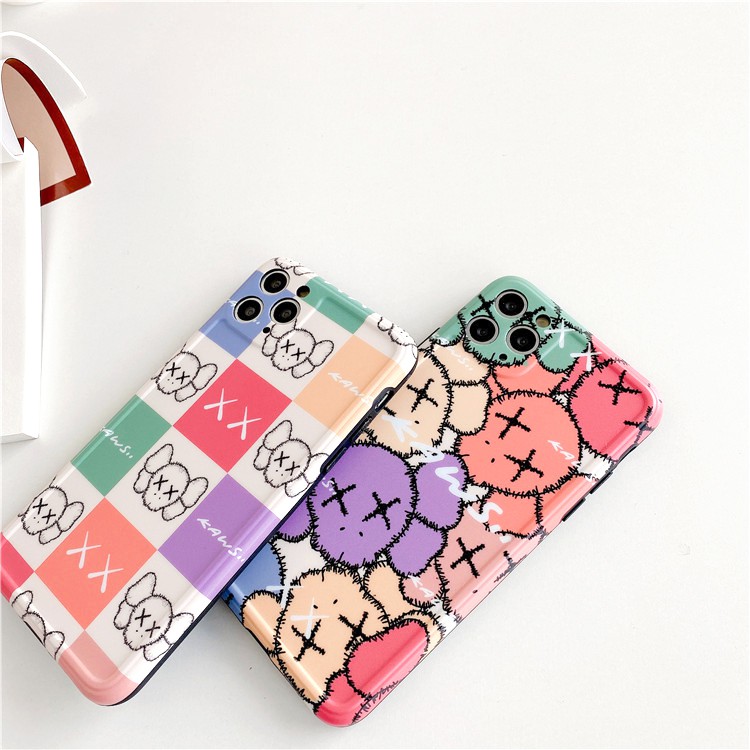 Ốp lưng iphone Kaws 7  màu IMD dày dặn viền nổi 5/5s/6/6plus/6s/6splus/7/7plus/8/8plus/x/xr/xs/11/12/pro/max/plus/promax