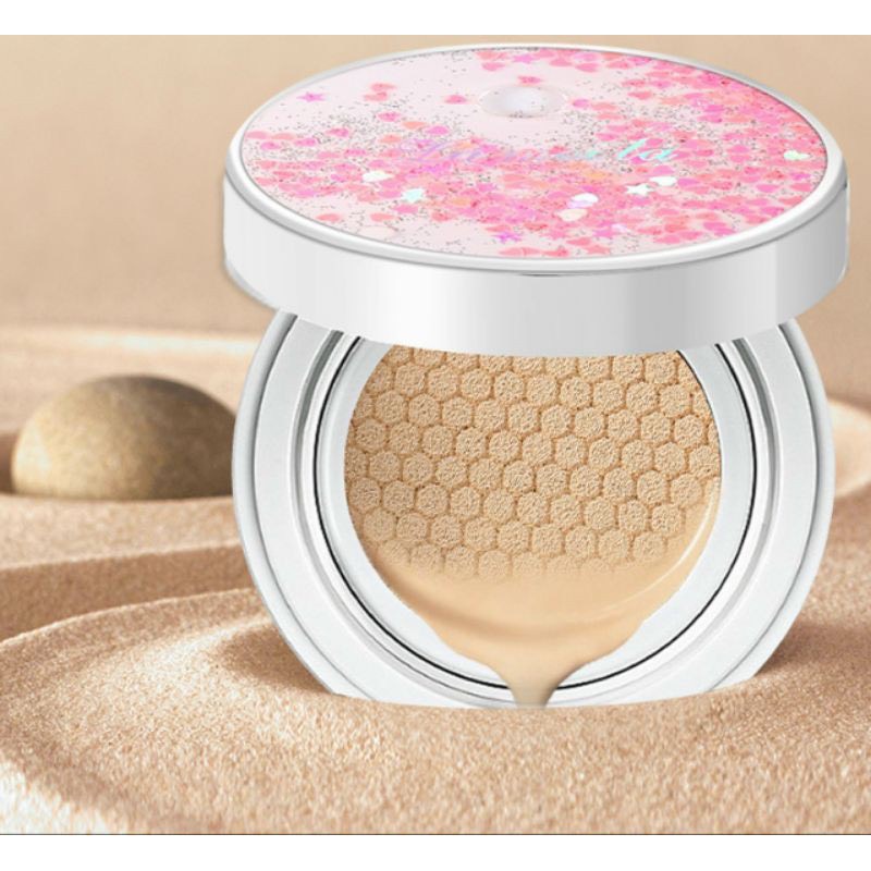 Cushion / Phấn nước BB Moisturizing Cream ngôi sao kim tuyến chảy Lameila Nội địa Trung chính hãng 15gr