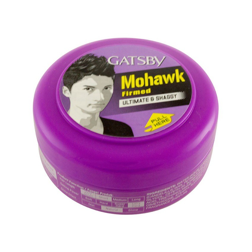 Sáp tạo kiểu tóc rối cho nam giới Gatsby Mohawk Styling Wax Ultimate &amp; Shaggy 75g
