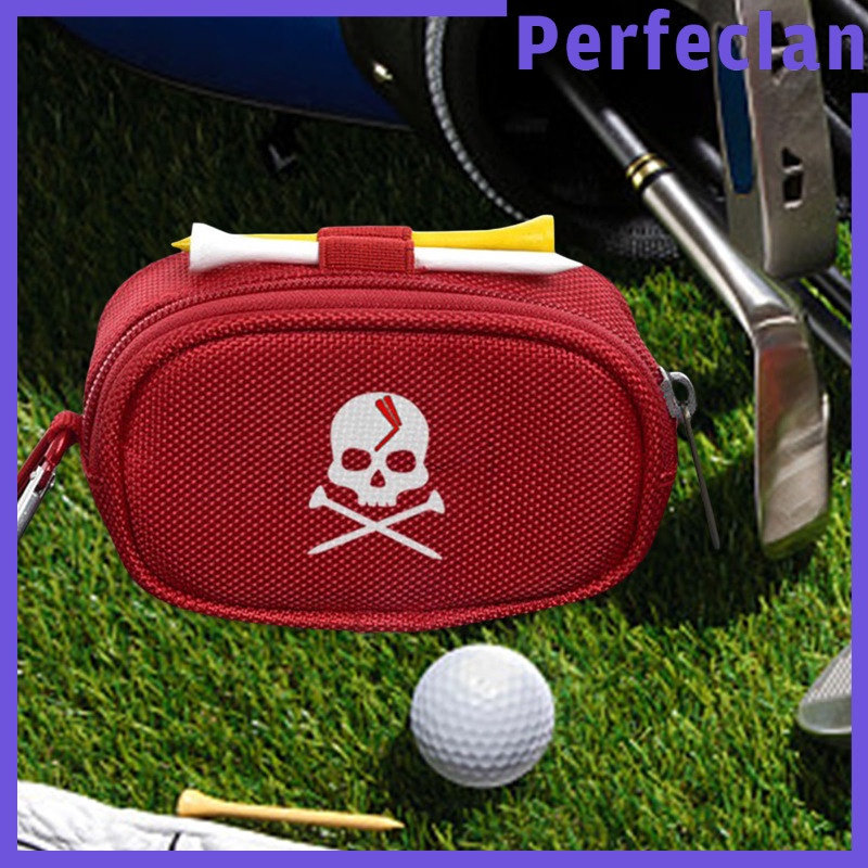 Túi Đựng Bóng Golf Đeo Thắt Lưng Màu Đen Có Khóa Kéo