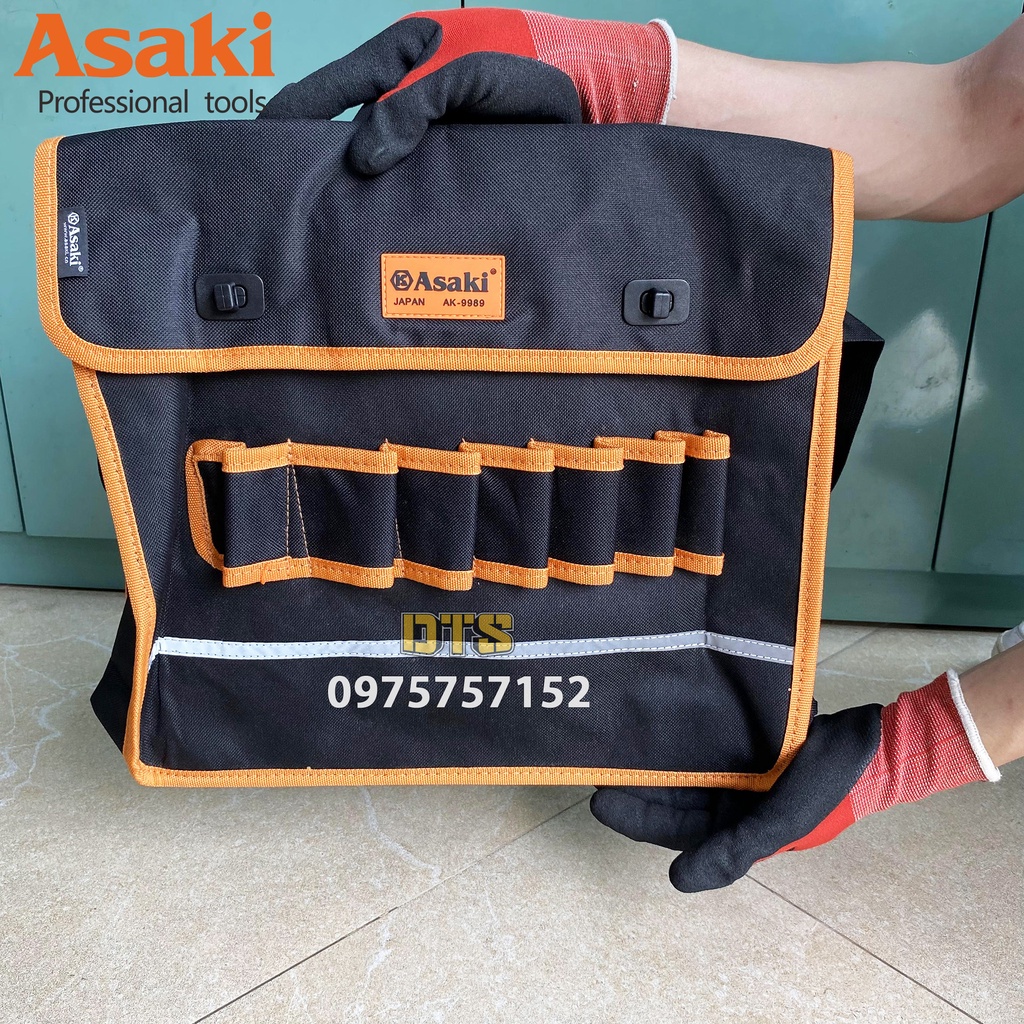 Túi đeo vai đựng dụng cụ đồ nghề Asaki AK-9989