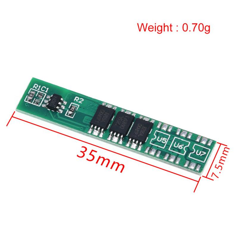 Bảng mạch bảo vệ pin 1S 7.5A 10A 15A 3.7V LI-ION 3 4 6MOS BMS PCM cho pin Lithium Lion 18650