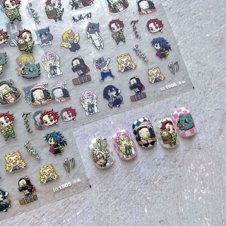 Miếng Dán Trang Trí Móng Tay Hình Truyện Tranh One Piece Nhật Bản