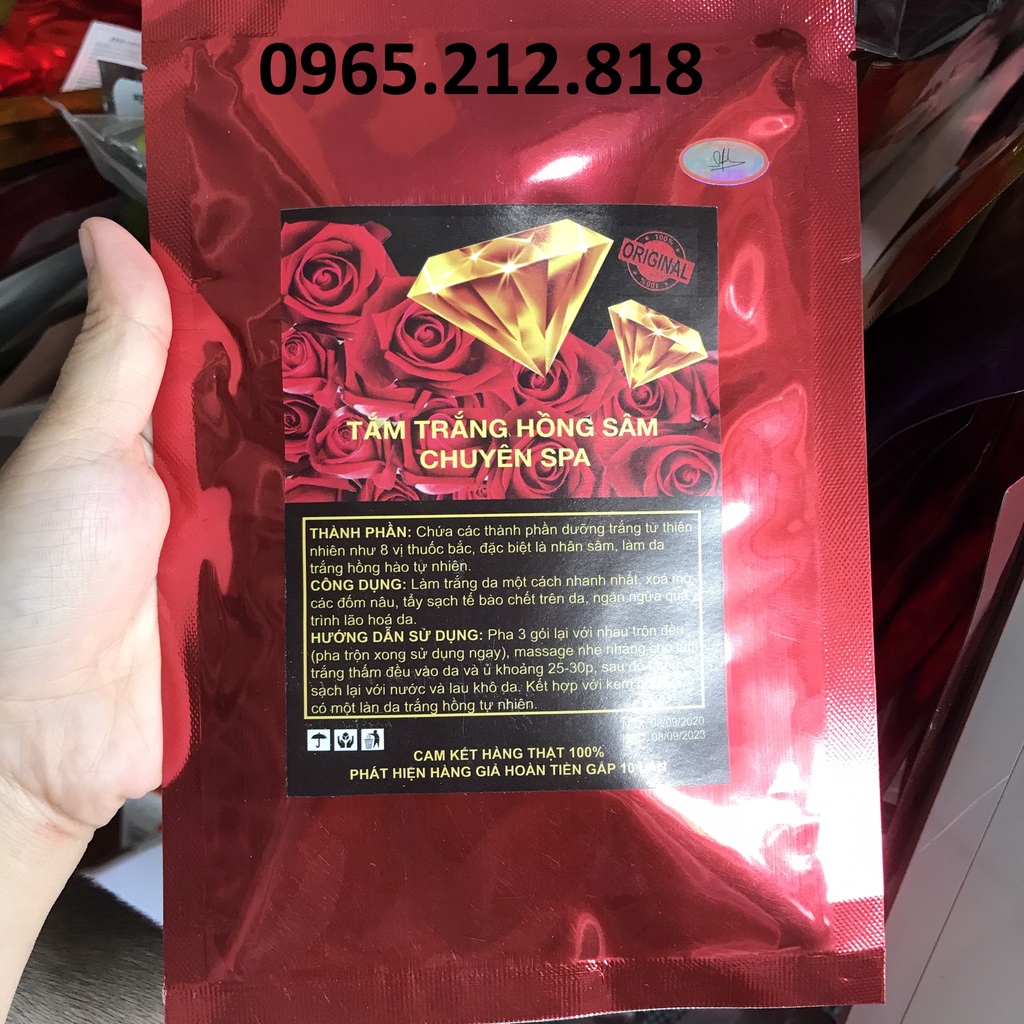 Tắm trắng mẫu mới hồng sâm, cà phê, thảo mộc,..(đủ loại)