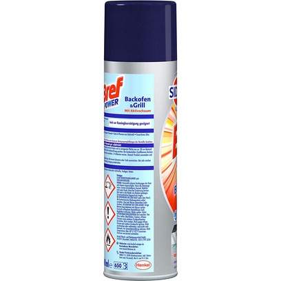 Bình xịt vệ sinh lò nướng, lò vi sóng, nồi chiên không dầu Bref Power 500ml