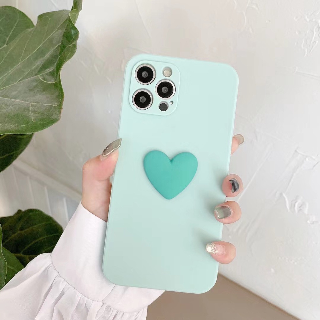 Ốp Điện Thoại Cho Iphone 11 12 13 8 7 plus 8 7 11 13 Pro Max X Xs Max XR SE 202012 Ốp Điện Thoại Silicone Mềm Màu Kẹo Ngọt Xinh Xắn Cho pro max
