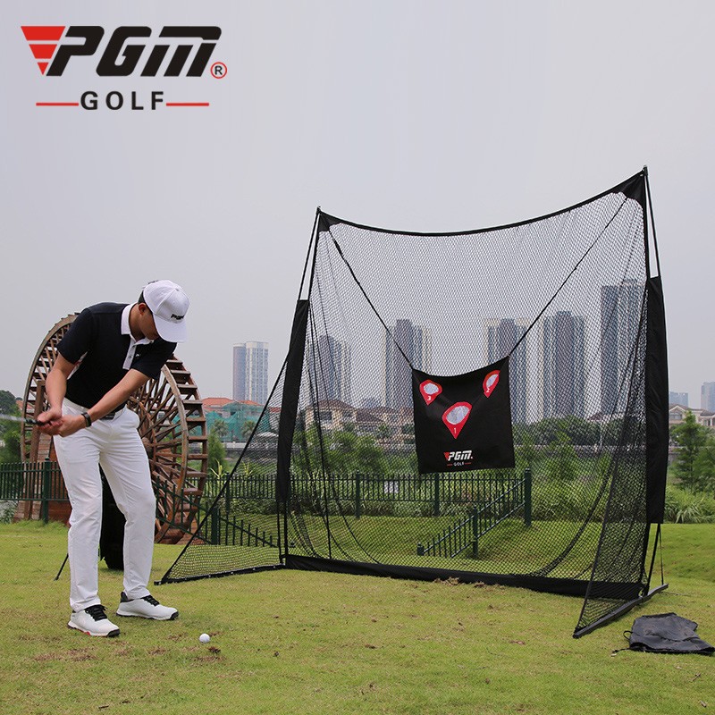 [Có bảo hành] [Chính hãng] Bộ Lưới Tập Swing Golf 2.5M*2.5M - PGM Practice Net - LXW015