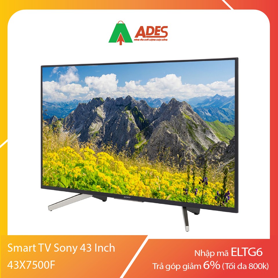 [Mã 154ELSALE2 giảm 7% đơn 300K] Smart TV Sony 43 inch 43x7500f