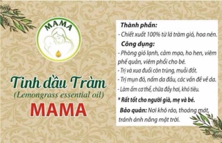 TINH DẦU TRÀM HOA NÉN MAMA