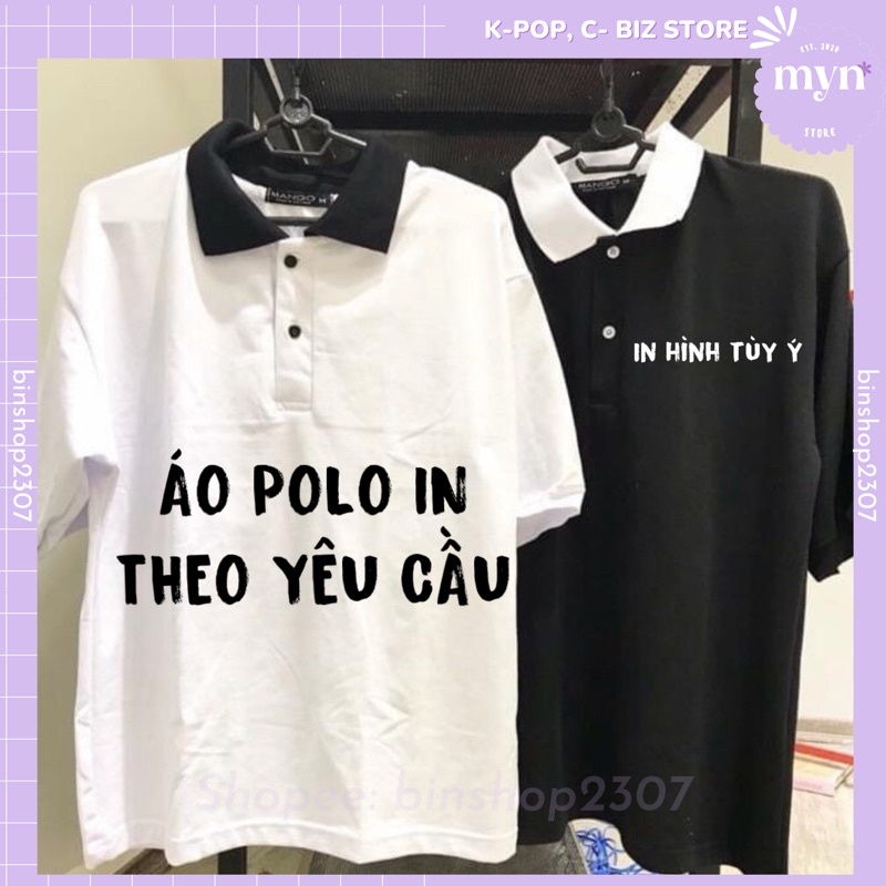 Áo Polo, Áo Thun Cổ Bẻ In Theo Yêu Cầu