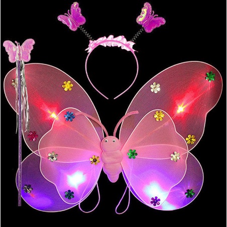 Bộ Cánh Tiên 3 Món Có Đèn Led