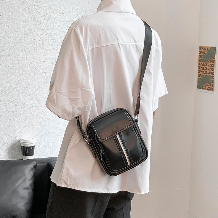 Túi đeo chéo Unisex W2P 3946 chất da PU cao cấp chống thấm nước chống bào mòn Ulzzang