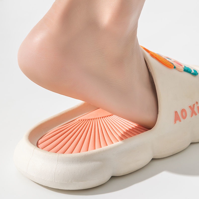 Dép Xỏ Ngón Đi Trong Nhà Họa Tiết Hoạt Hình Dễ Thương Cho Nữ