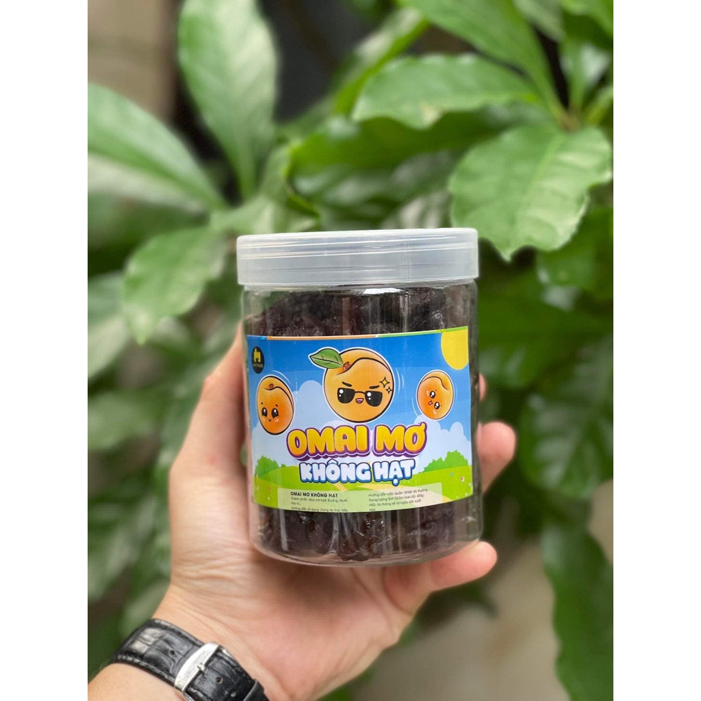 Ô mai mơ mận dẻo không hạt - Siêu Ngon hộp 500g