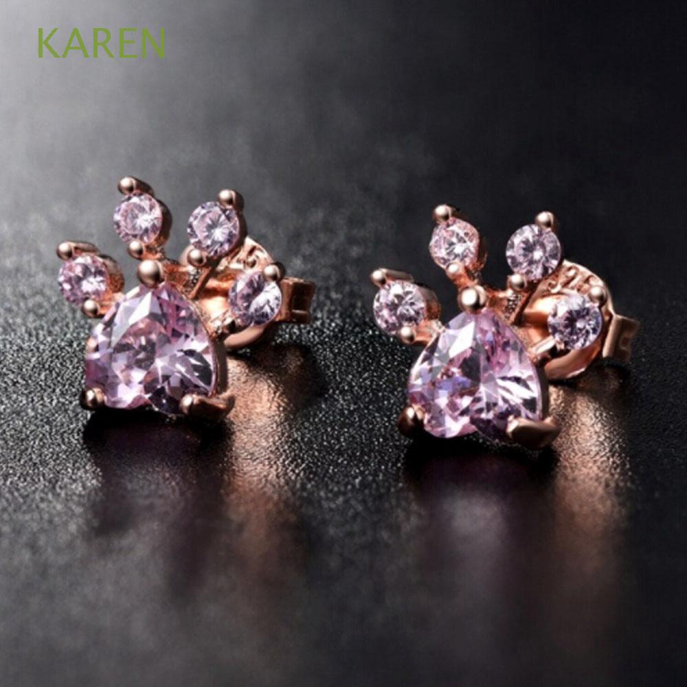 New Gift Jewelry cute Fashion Paw Earrings