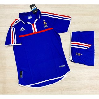 Bộ quần áo đá bóng đội Pháp vải cao cấp