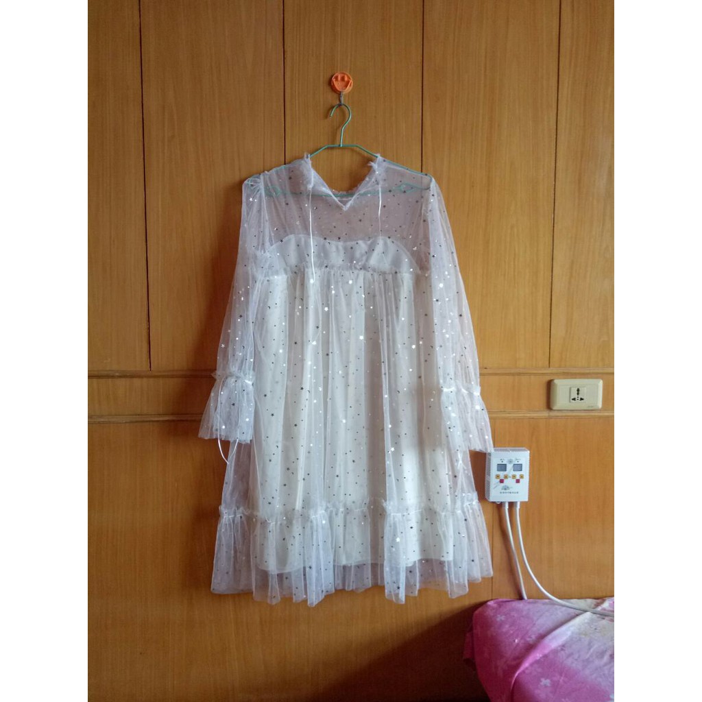 ♥️Đầm,Váy Công Chúa BlingBling Ngàn Sao4 Màu Fzsize