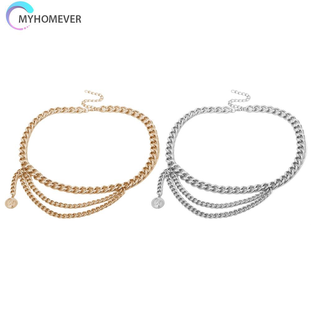 Dây Xích Kim Loại Nhiều Tầng Đeo Thắt Lưng