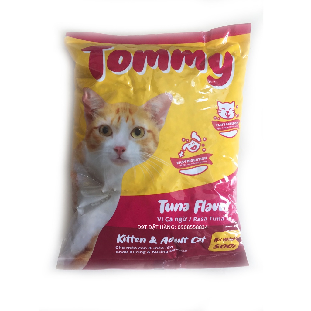 Gói 500g Thức Ăn Cho Mèo Tommy