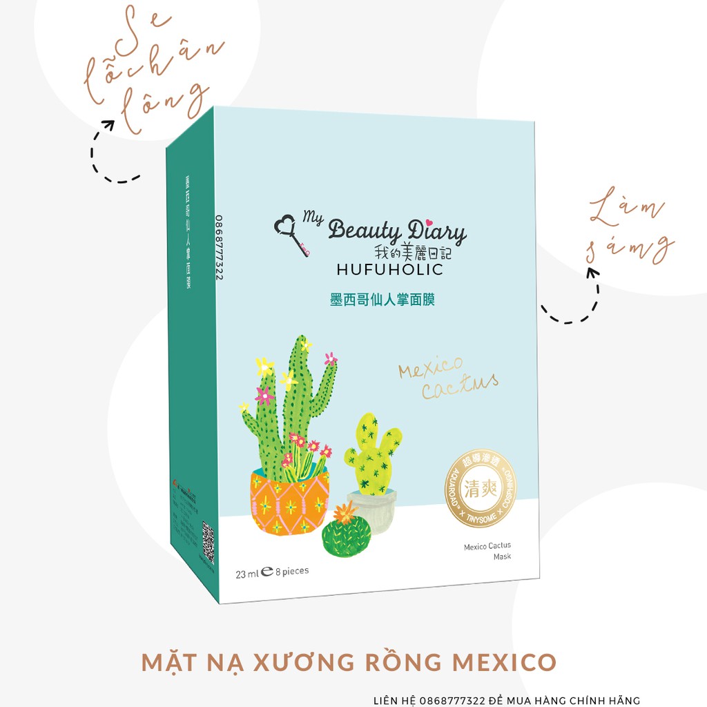 ( Mypham35 ) My Beauty Diary (Đài) - Bản phổ thông đầy đủ các loại mặt nạ: Trai đen, Tổ Yến, Natto, lô hội, mbd