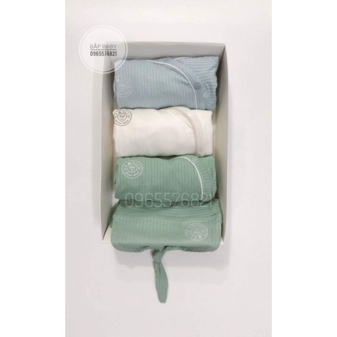 Hrnee Chất modal gỗ sồi -  Bộ cài giữa Hrnee cho bé 3-7kg