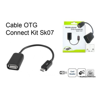Cáp Kết Nối Otg S-K07 Cổng Micro USB Ra USB