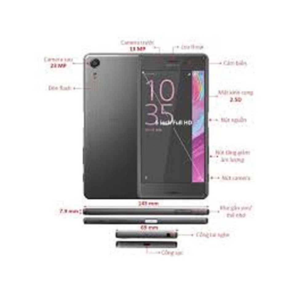 XẢ KHO [SIÊU SALE] điện thoại Sony Xperia X ram 3G/32G CHÍNH HÃNG - chơi Game mượt XẢ KHO