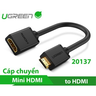 Cáp chuyển mini hdmi to hdmi chính hãng ugreen 20137