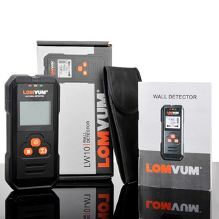 Máy dò tường LOMVUM kỹ thuật số màn hình LCD đa chức năng tìm đường ống dây điện kim loại cáp AC