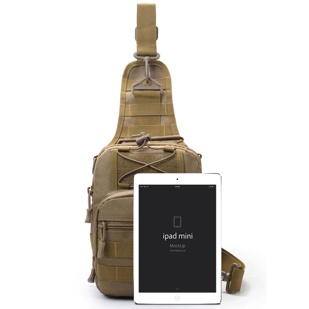 Túi Đeo Chéo Nam Phong Cách Phượt U448 US ARMY Vải KaKiCao Cấp