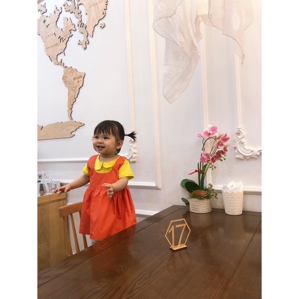 squid game bộ váy áo búp bê