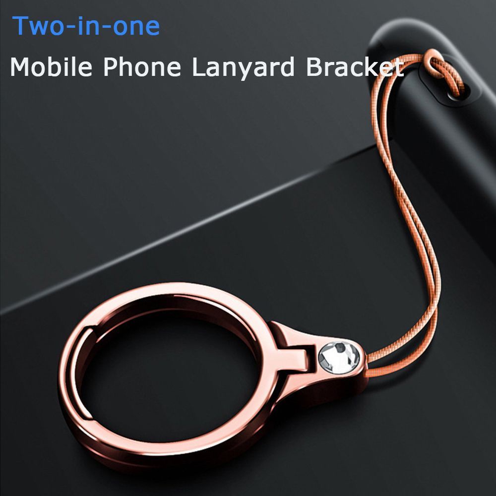 EXPEN Mobile Phone Mobile Phone Straps Phone Accessories Strap Lanyard Keyring Finger Ring Stand Smartphone Mount Holder Metal Buckle Two-in-one Cell Phone Mount Cord/Multicolor