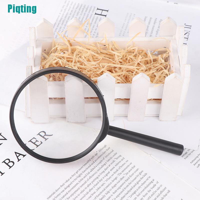 Kính Lúp Cầm Tay 90mm Phóng Đại 5x Đọc Sách Tiện Dụng