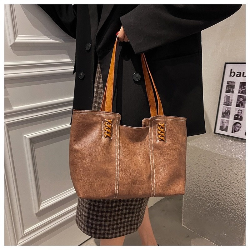 Túi Tote Đeo Vai / Xách Tay Cỡ Lớn Phong Cách retro Mới 2022 NB00443