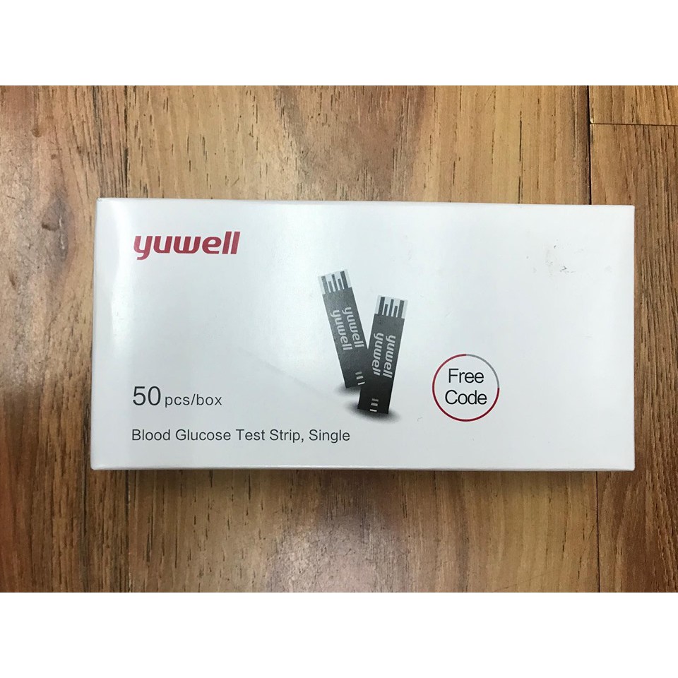 Que thử đường huyết Yuwell 590 ( 50 que + 50 kim )