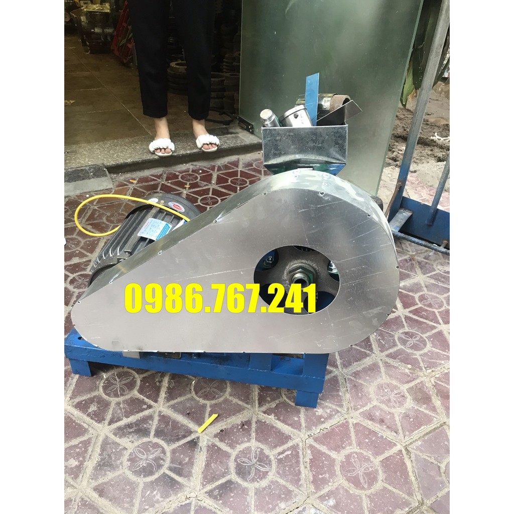 Máy nổ bỏng ngô gạo nguyên hạt 7 đầu nổ thay đổi chạy điện