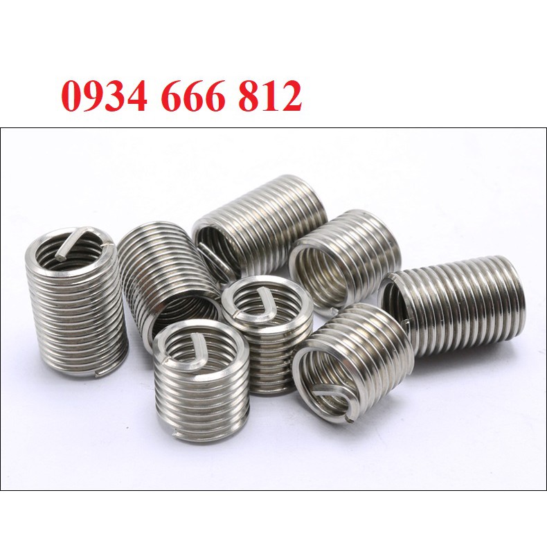 Combo 2c ren cấy helicoil M24 chất liệu inox 304