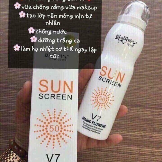 Kem chống nắng V7 SUN SCREEN SPF 50 PA+++