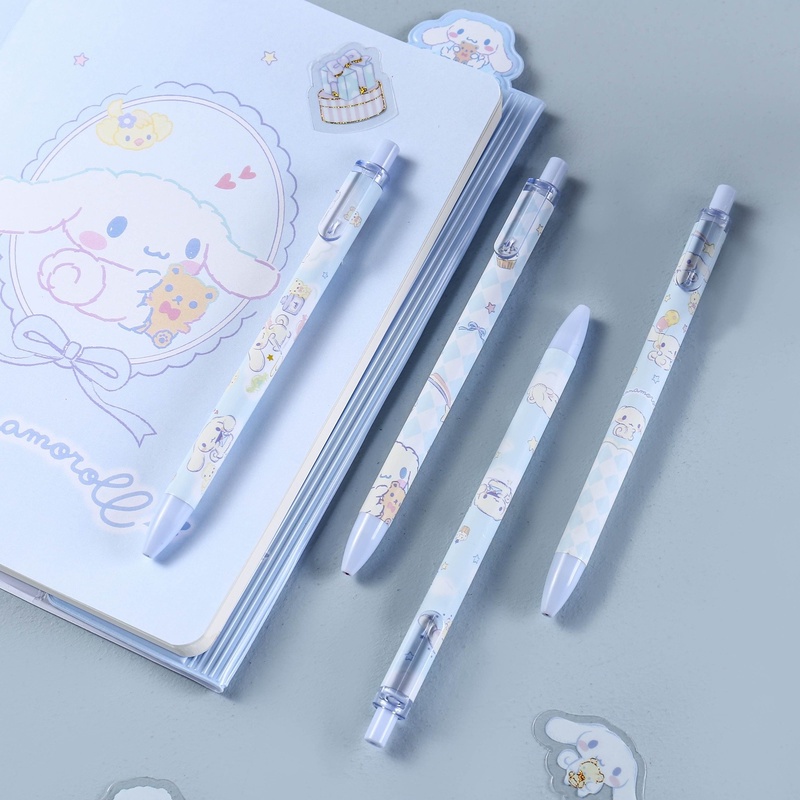 SANRIO Set 5 Bút Mực Gel Ngòi 0.5mm Hình Kuromi Melody Dễ Thương