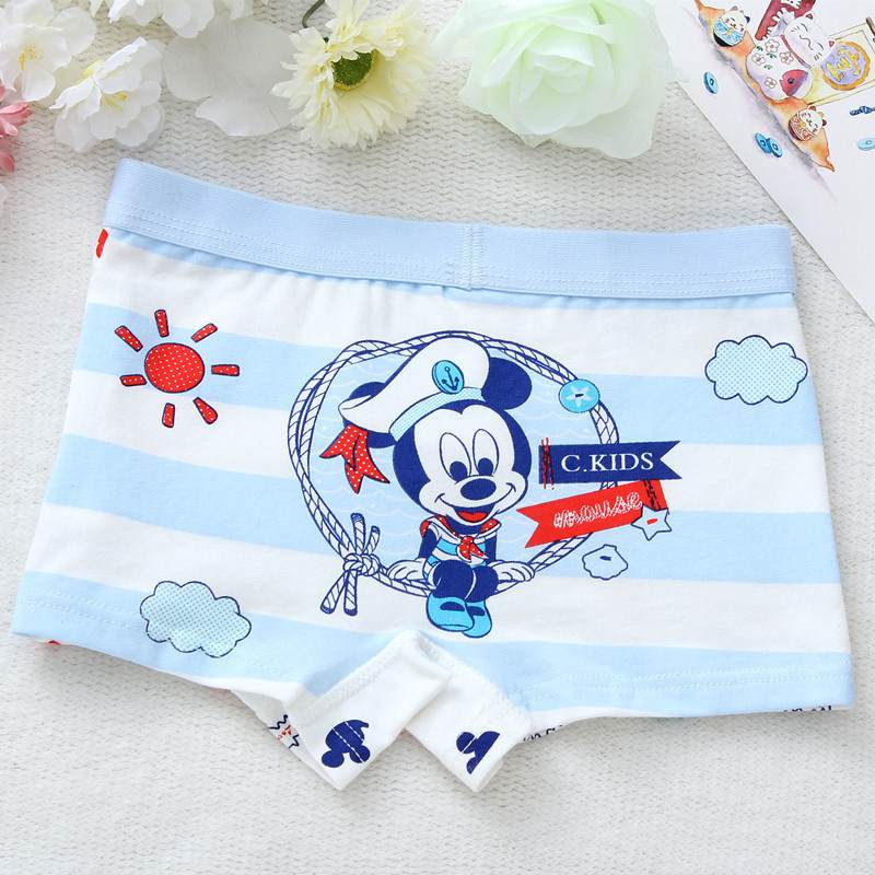Bộ 4 Quần Lót Boxer In Họa Tiết Dễ Thương Xinh Xắn Cho Bé Trai