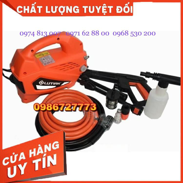 Máy rửa xe mini Lutian LT210G 1600 (1.6kw), Máy rửa xe gia đình Lutian LT210G 1600W Giá cực Rẻ