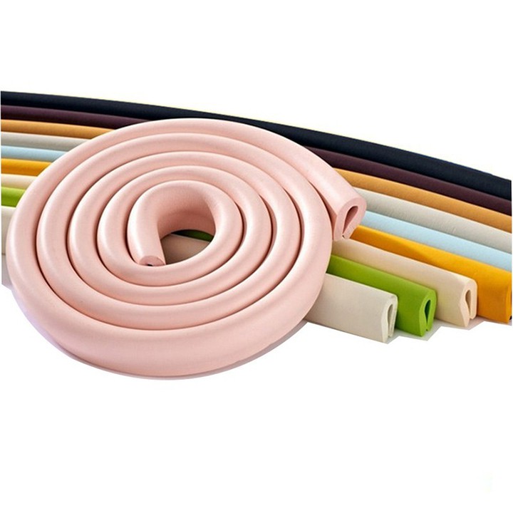 Xốp bọc cạnh bàn 2m chất liệu PE nhiều màu sắc, bọc góc bàn bảo vệ an toàn cho trẻ FASOLA