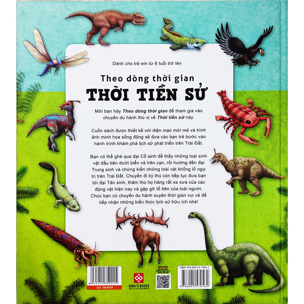 Sách cho bé - Theo Dòng Thời Gian - Thời Tiền Sử